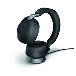 JABRA Headset Evolve2 85 MS Stereo BT+Ladestation, schwarz USB-C