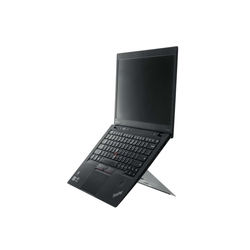 R-Go Tools Laptoständer Riser Attachable - verstellbar, Aluminium, schwarz