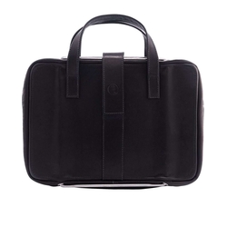 R-Go Tools Laptoptasche Viva 15.6" - integrierter Laptop-Ständer, Echtleder, schwarz