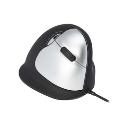 R-Go Tools Ergonomische Maus HE - Groß (Handlänge ? 185mm), Rechtshänder, kabelgebunden, schwarz