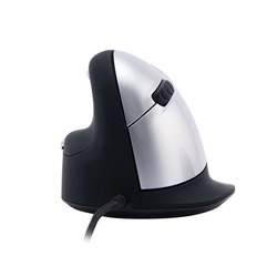 R-Go Tools Ergonomische Maus HE - Groß (Handlänge ? 185mm), Linkshänder, kabelgebunden, schwarz