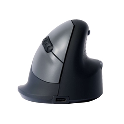 R-Go Tools Ergonomische Maus HE Break - Anti-RSI-Software, Klein (Handlänge < 165 mm), Rechtshänder, kabellos, schwarz