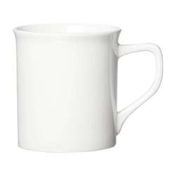 RITZENHOFF&BREKER Kaffeebecher Simple - 400ml, Porzellan, weiß, 6 Stück
