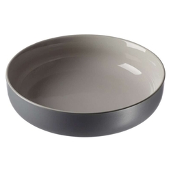 RITZENHOFF&BREKER Müsli-/Salatschale Jasper - Ø19 cm, Keramik, grau, 4 Stück