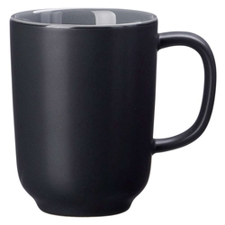 RITZENHOFF&BREKER Kaffeebecher Jasper - 285 ml, Keramik, schwarz, 6 Stück