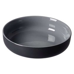 RITZENHOFF&BREKER Müsli-/Salatschale Jasper - Ø 19 cm, Keramik, schwarz, 4 Stück