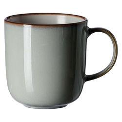RITZENHOFF&BREKER Kaffeebecher portofino - 400 ml, Steinzeug, grau, 6 Stück