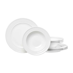 RITZENHOFF&BREKER Speiseset - 4x Suppenteller, 4x Speiseteller, weiß