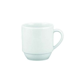 SCHÖNWALD Kaffeebecher Joker Form 1498 - 0,28 l, Porzellan, weiß