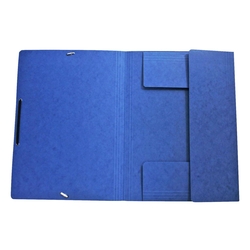 DONAU Gummizugmappe - A4, blau