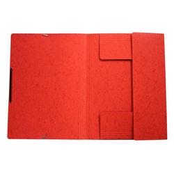 DONAU Gummizugmappe - A4, rot