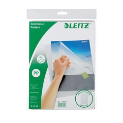 LEITZ 4000 Sichthülle - A4, 0,13 mm, genarbt farblos, PP, 10 Stück