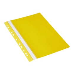 DONAU Schnellhefter - A4, Multilochung, PVC, gelb