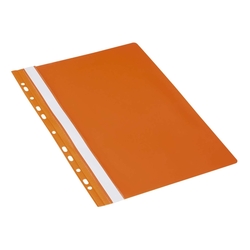DONAU Schnellhefter - A4, Multilochung, PVC, orange