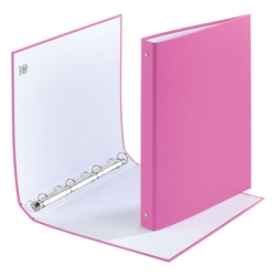 DONAU Ringmappe, A4, 4-Ring, 20mm, pink