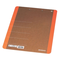 DONAU Klemmbrett Life, A4, Karton, neonorange