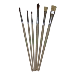 DONAU Haarpinselset ÖKO - 6er Set