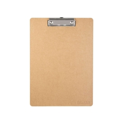 FALKEN Klemmbrett PURE Nature - A4, Vegan, braun