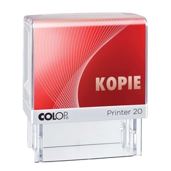 COLOP Stempel 20L "KOPIE" - 38 x 14 mm, selbstfärbend, rot, 1-zeilig, Kunststoff