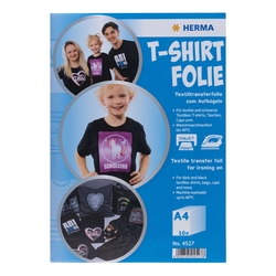 HERMA T-Shirt Folie für dunkle Textilien, A4, bedruckbar