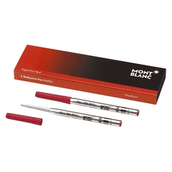 MONT BLANC Kugelschreibermine - M, 2 Minen, nightfire red