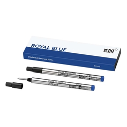 MONT BLANC Tintenrollermine LeGrand - B, 2 Stück, royal blue