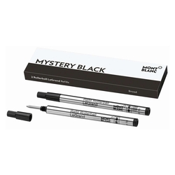 MONT BLANC Tintenrollermine LeGrand - B, 2 Stück, mystery black