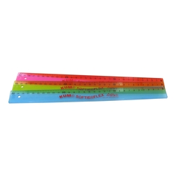 KUM Lineal Softie Flex Lefty - 30 cm, Kunststoff, Linkshänder