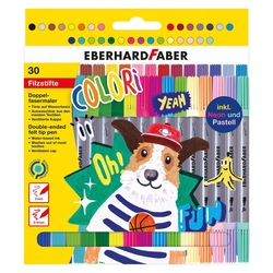 EBERHARD FABER Doppelfasermaler Colori - 30er Kartonetui, sortiert