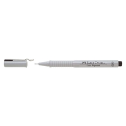 FABER CASTELL Tintenschreiber ECCO-PIGMENT - 0,05 mm, schwarz, (dokumentenecht)