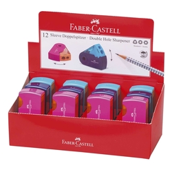 FABER CASTELL Doppelspitzdose SLEEVE Trend, sortiert
