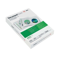 GBC Laminiertasche, A4, 80 Micron, glänzend, 100 Stück, glasklar