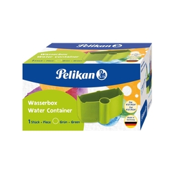 PELIKAN Wasserbecher mit Pinselhalter - grün