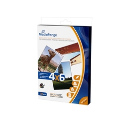 MEDIARANGE 100x150mm Fotopapier-Karten, hochglänzend, 220g, 50 Blatt