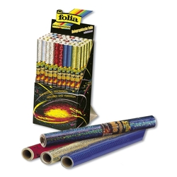 FOLIA Hologrammfolie - selbstklebend, 6 Motiven, sortiert
