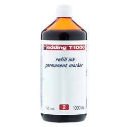EDDING T 1000 Nachfülltinte - 1000 ml, rot