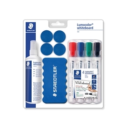 STAEDTLER Whiteboardmarker Lumocolor® Set - praktische Grundausstattung, Blister