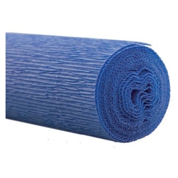 WEROLA Floristen Krepppapier - 50 x 250 cm, mittelblau
