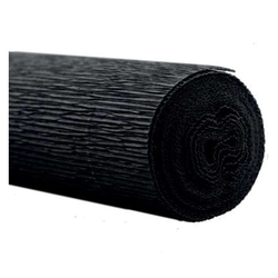 WEROLA Floristen Krepppapier - 50 x 250 cm, schwarz