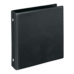 VELOFLEX Ringbuch/Karteikartenordner - A6, 2-Ring, Ring-Ø 25 mm, schwarz