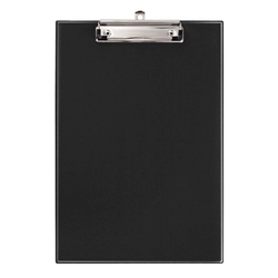 VELOFLEX Klemmbrett - A4, PVC, schwarz