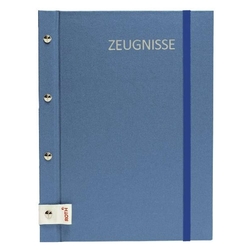 ROTH Zeugnismappe - 12 Hüllen, blau