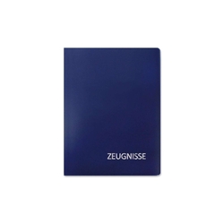 ROTH Zeugnismappe Basic - 20 Hüllen, blau
