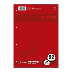 STAUFEN PREMIUM Ringbucheinlage PREMIUM LIN 22 - A4, 90 g/qm, 50 Blatt