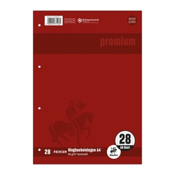 STAUFEN PREMIUM Ringbucheinlage PREMIUM LIN 28 - A4, 90 g/qm, 50 Blatt