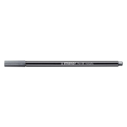 STABILO Premium Metallic-Filzstift - Pen 68 metallic - Einzelstift - silber