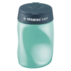 STABILO Ergonomischer Dosen-Spitzer für Linkshänder - EASYsharpener - 3 in 1 - petrol