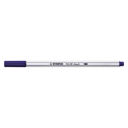 STABILO Premium-Filzstift Pinselspitze Pen 68 brush - Einzelstift - preußischblau