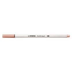 STABILO Premium-Filzstift Pinselspitze Pen 68 brush - Einzelstift - apricot
