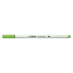 STABILO Premium-Filzstift Pinselspitze Pen 68 brush - Einzelstift - hellgrün